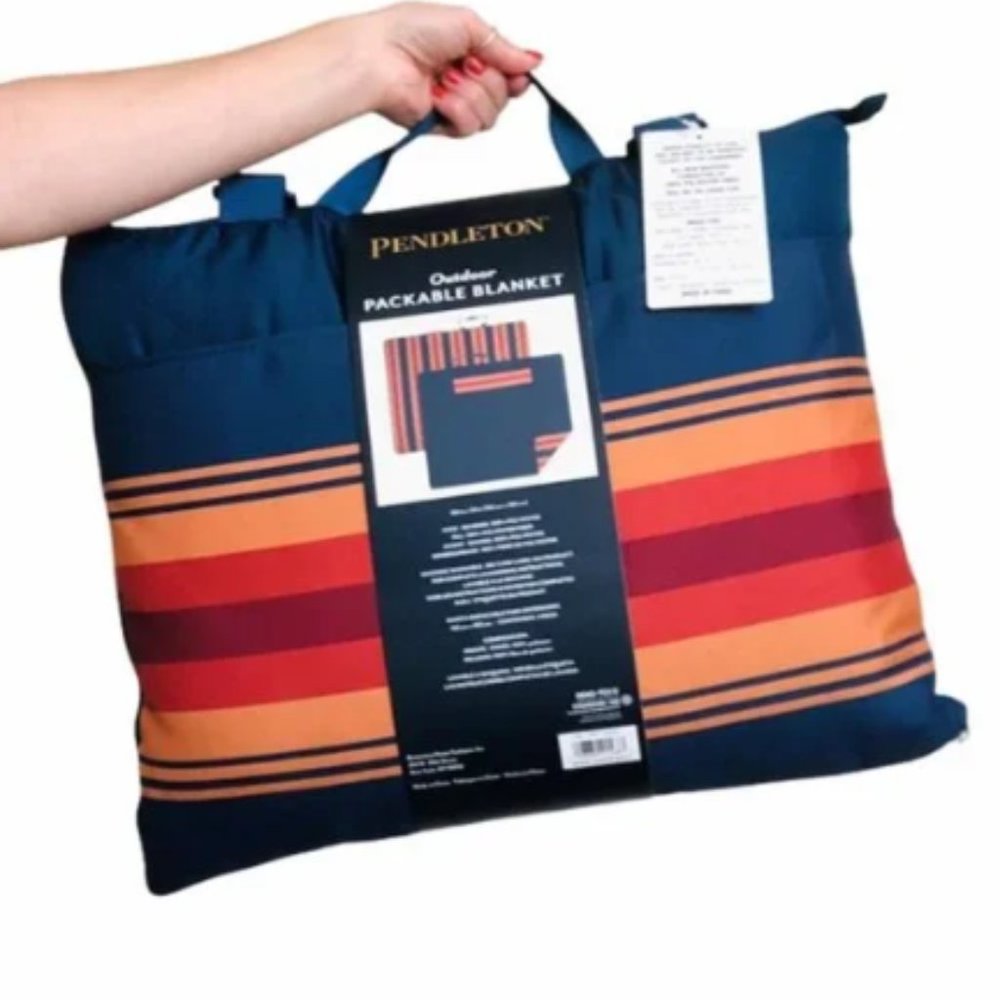 💙🧡PENDLETON PACKABLE BLANKET PICNIC MATT [NWT]💙🧡Grand Canyon Multi - Picture 2 of 14